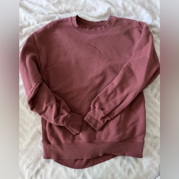 Cozy Boyfriend Fleece Crewneck TNA - Picture 2 of 5